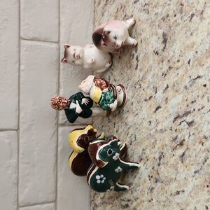 Vintage Collectible Pig Salt and Pepper Shakers Made In Japan Collection